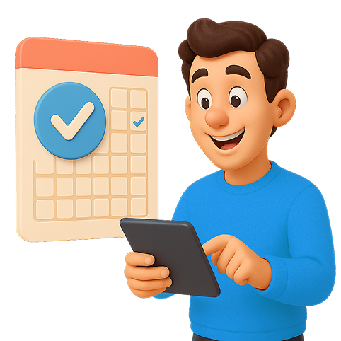 Agendamentos sem complicações